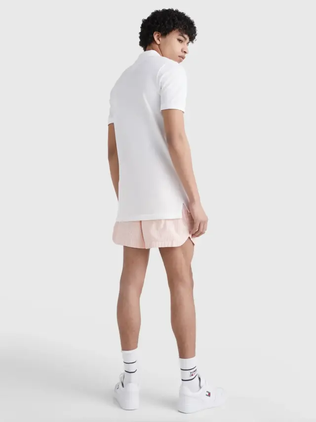 Tommy Hilfiger - Ανδρικό Κοντομάνικο Polo Placket Slim Fit DM0DM15370-YBR Λευκό 2