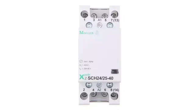 Installation Contactor Z-SCH 4NO 25A 24VAC