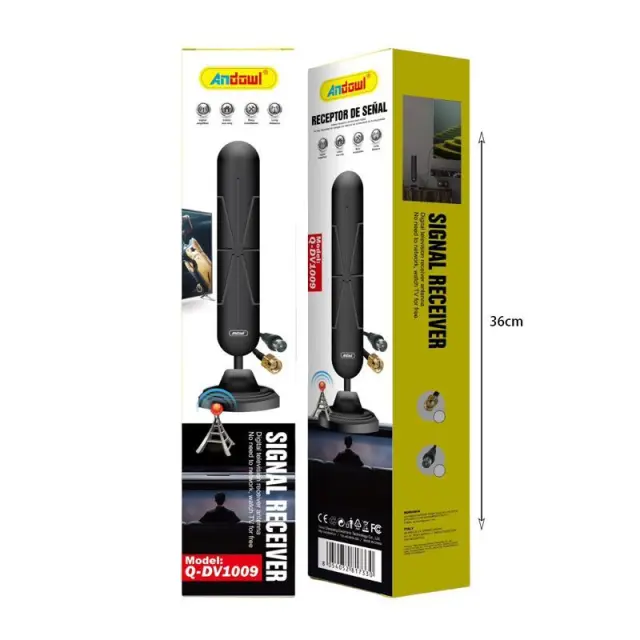 Andowl Εσωτερική ψηφιακή κεραία Q-DV1009 - Digital Antenna Signal Receiver 075769 2