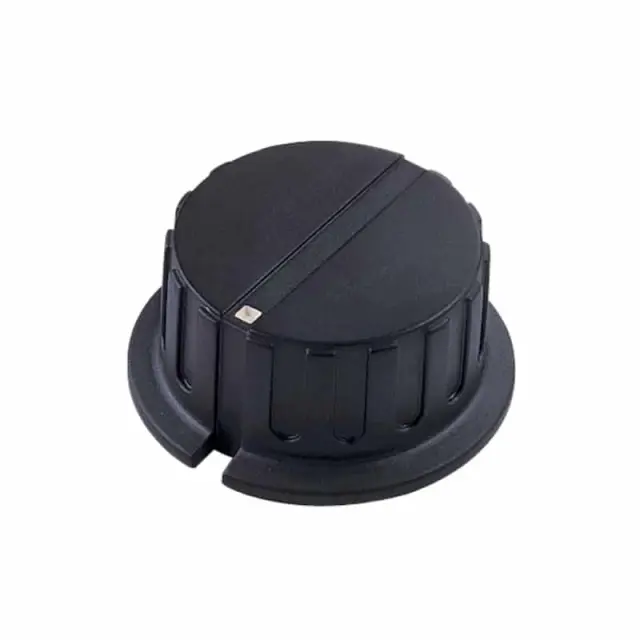 ELECTROVISION Black Pointer Rotary Knob with White Indicator (F207C)