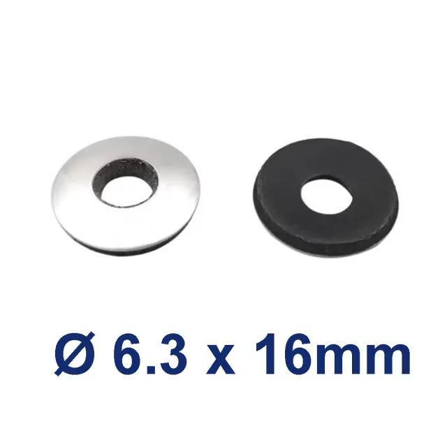 Ροδέλα Στεγανοποίησης EPDM Γαλβανιζέ Ø6,3x16mm