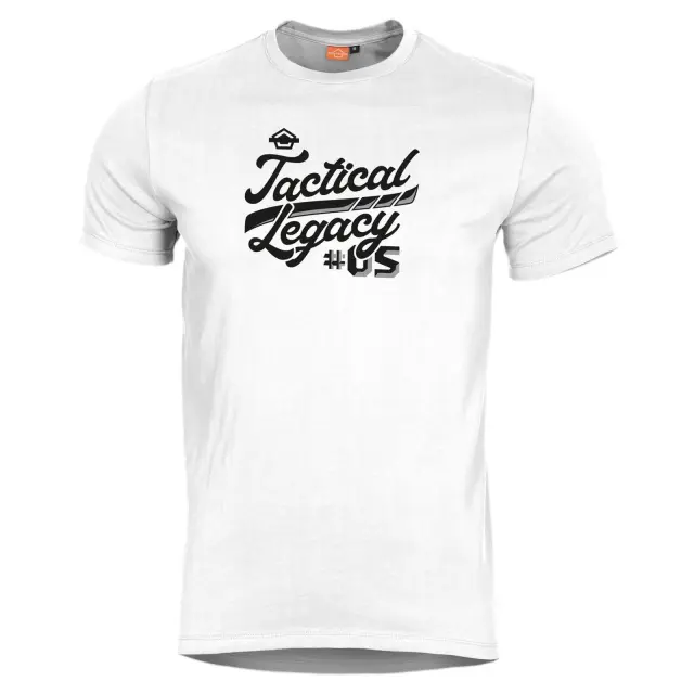 Pentagon Ageron "Tactical Legacy" T-Shirt-Μπλουζάκι Μακό για Τακτική- Καθημερινή Χρήση - 00-White-Λευκό