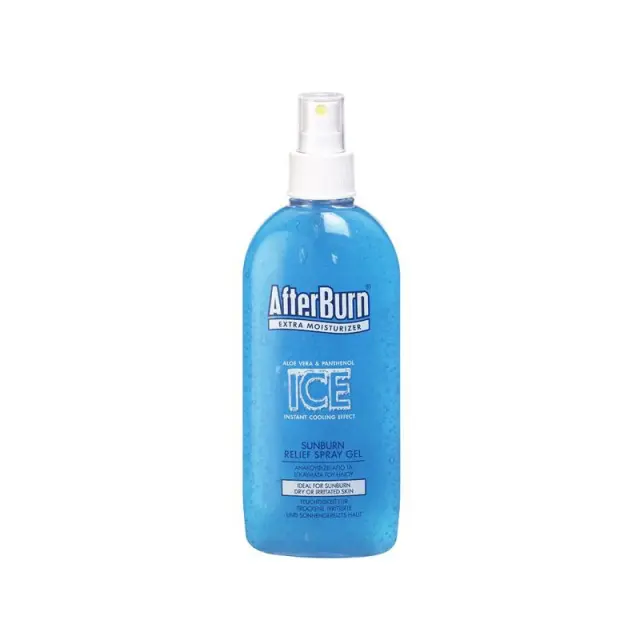 AfterBurn Extra Moisturizing I.C.E. Aloe Vera Spray 250ml - (σπρέι ανακούφισης από ηλιακά εγκαύματα)