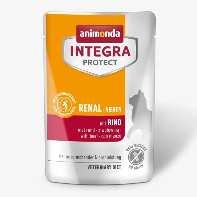 ANIMONDA Integra Protect Renal Nieren with Beef - Wet Food for Cats - 85g