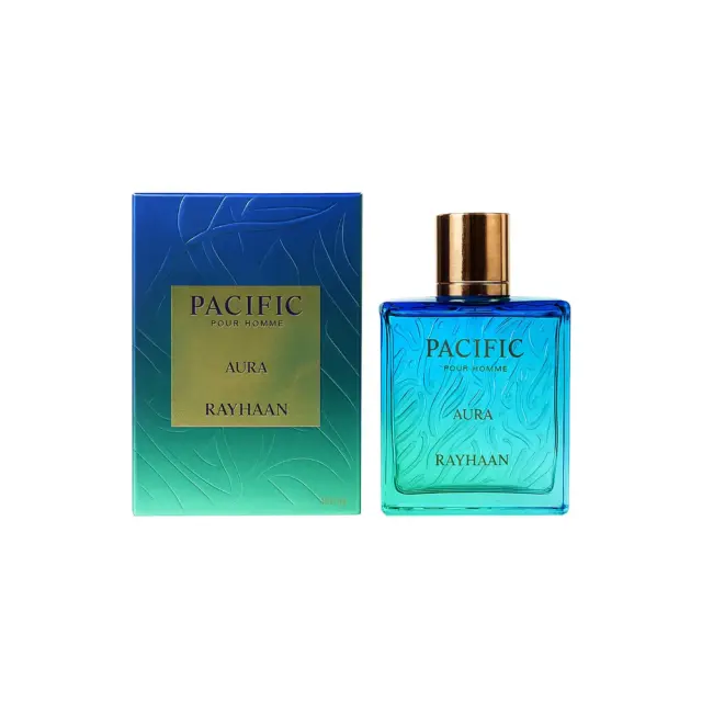 Rayhaan Pacific Aura For Men EDP Καλοκαιρινό Ανδρικό Άρωμα, 100ml