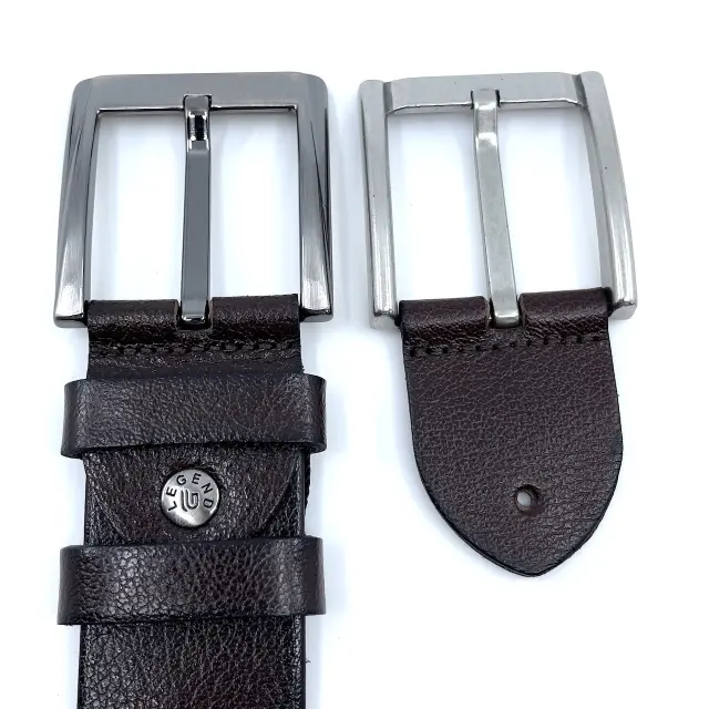 Καφέ Δερμάτινη Ζώνη Full Grain 4,5 cm - 110cm 2