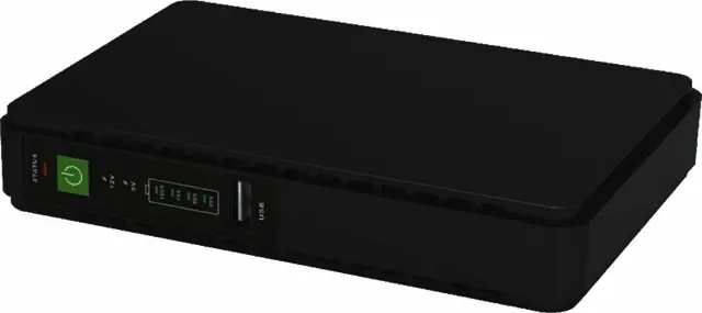 LAMTECH LAM021417 Mini DC UPS 30W 8800mAh με Έξοδο 9V/12V 2A + USB 5V – Μαύρο