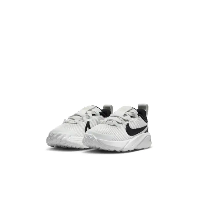 Nike Star Runner 4 (TD) (DX7616-102) - Λευκό-Μαύρο - 23.5 3