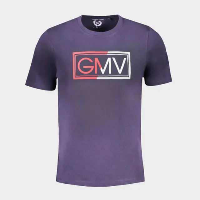 T-Shirt Gian Marco Venturi AU01411A Μπλε - 2XL