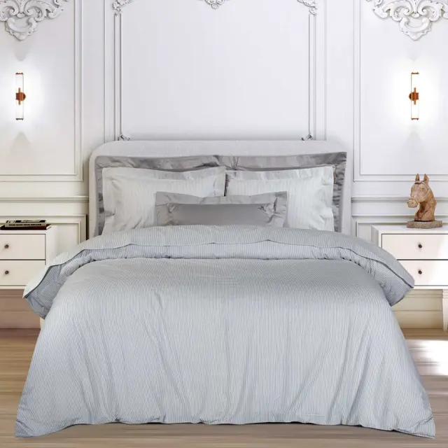 Ζεύγος Μαξιλαροθήκες 50x70+5 Greenwich Polo Club Loft 2388 Grey 100% βαμβακερό 2
