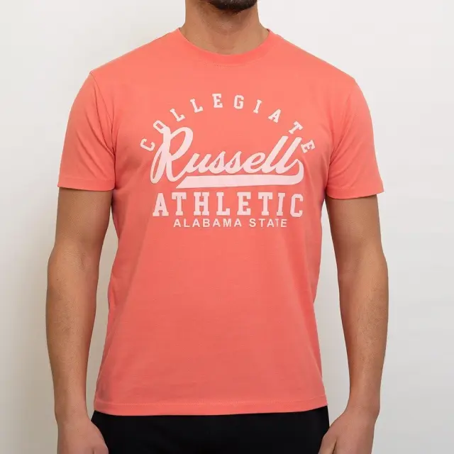 Russell Athletic Crewneck T-Shirt (A3021-1-380) - Κοραλί 3