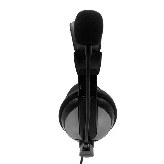 Ακουστικά Stereo Media-Tech TURDUS PRO MT3603 με Διπλό Κονέκτορα 3.5mm και Ρυθμιζόμενο Μικρόφωνο. Μαύρο 3