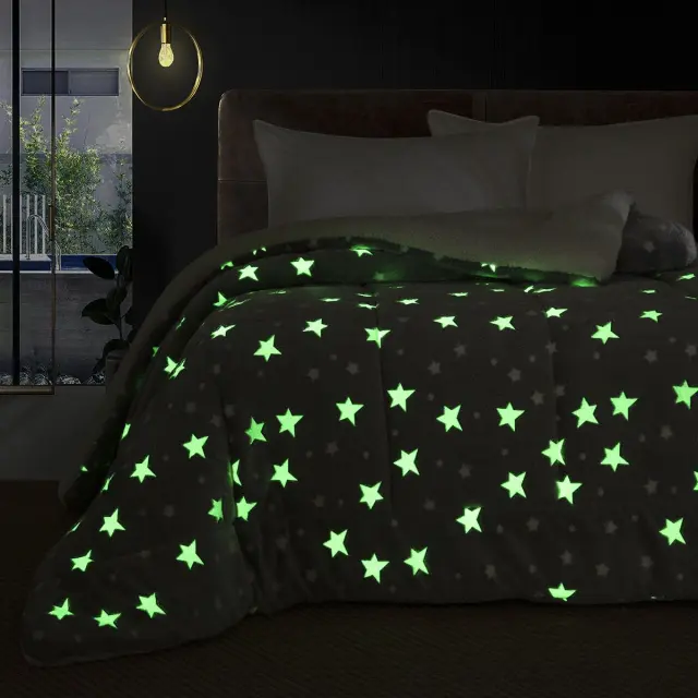 Κουβερτοπάπλωμα 160x220 Μονό Flash Sherpa Beauty Home 6271 Γκρι 100% Πολυέστερ 3