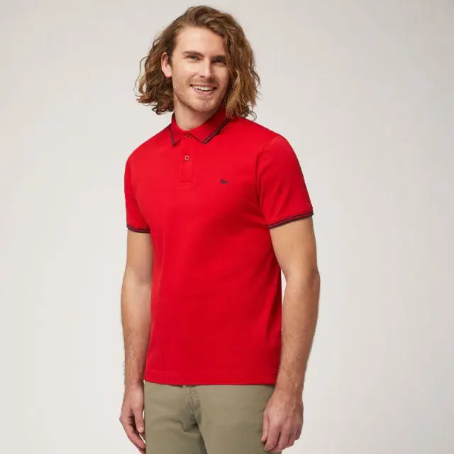 T-Shirt Polo Harmont & Blaine LNL010021148-501 Κόκκινο - XL