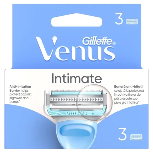 Gillette Woman Ανταλλακτικά Ξυραφάκια Venus Fig (Intimate) Blister 3 Tεμαχίων