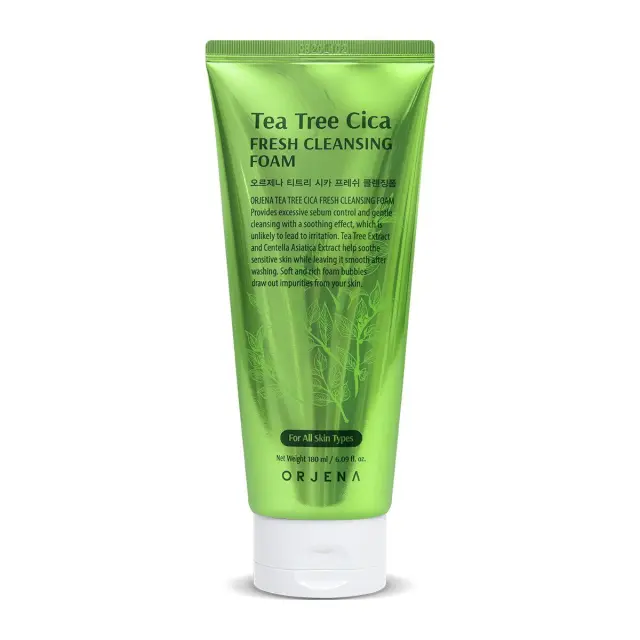 Orjena Tea Tree Cica Fresh Αφρός Καθαρισμού 180ml
