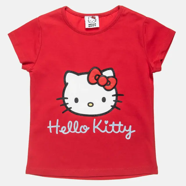 Μπλούζα Hello Kitty με γυαλιστερό τύπωμα