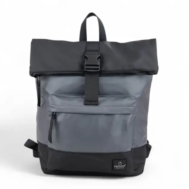 Αδιάβροχο Σακίδιο Πλάτης Diplomat Brooklyn BR305 – 19lt (40x33x15+4 cm) με Θήκη Laptop 15,6" - Πράσινο