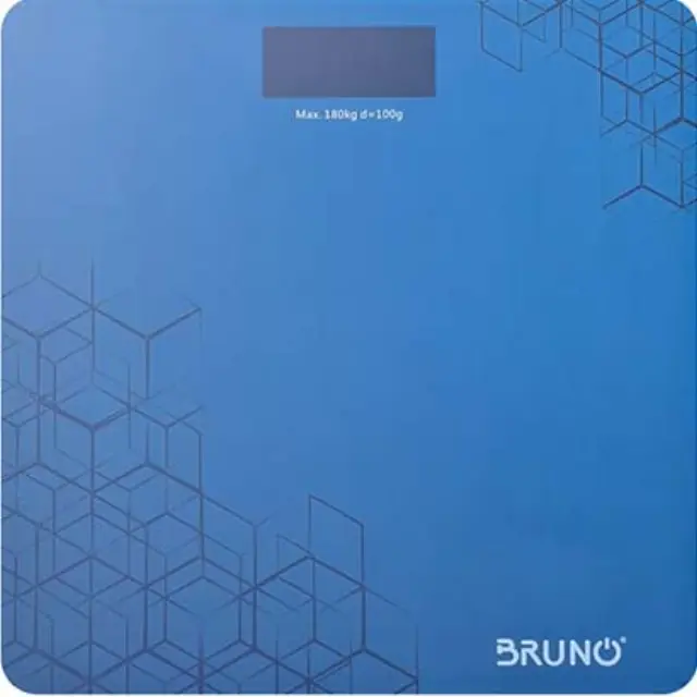 BRUNO ψηφιακή ζυγαριά BRN-0073, έως 180kg, επαναφορτιζόμενη, μπλε