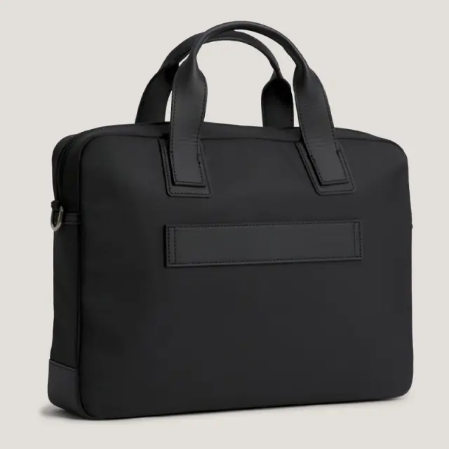 Tommy Hilfiger - Ανδρική Τσάντα Τσάντα για laptop Th Elevated Nylon Computer Bag AM0AM11574-BDS Μαύρο 3