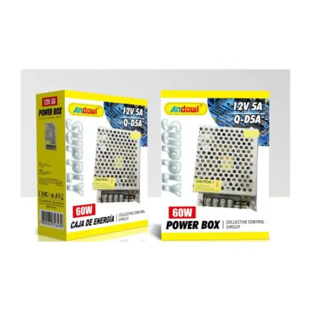 Andowl Q-D5A Τροφοδοτικό Κουτί 60W 12V 5A 2