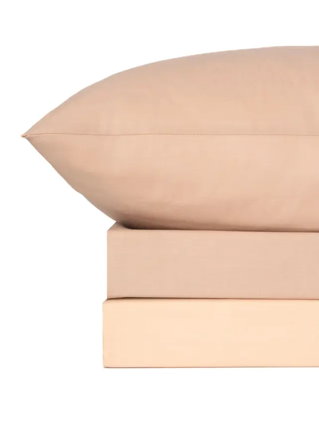 Σετ Σεντόνια Menta 204 Beige-Brown Υπέρδιπλο με λάστιχο (170x200+30) Sunshine