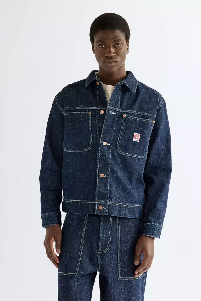Wrangler Ανδρικό Τζιν Overshirt 112386944 - Dark Blue - XL