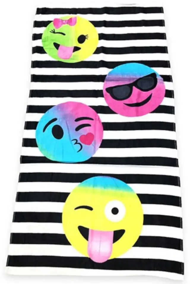 Πετσέτα Θαλασσής Πολύχρωμη Aymax Emoji 100000010143