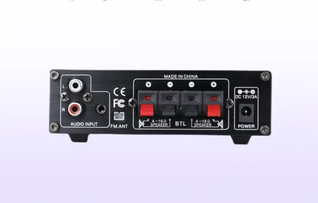 Blitzwolf AS-22 audio amplifier, 45W, Bluetooth 5.0, USB + remote control (black) 3