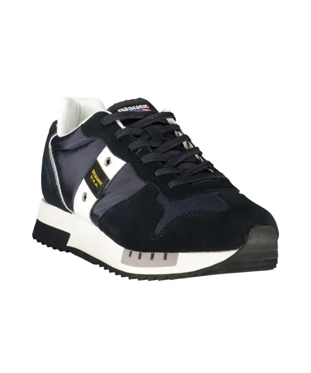 Blauer - Ανδρικά Sneakers S6QUEENS01MES-NVYWHI Μπλε 2