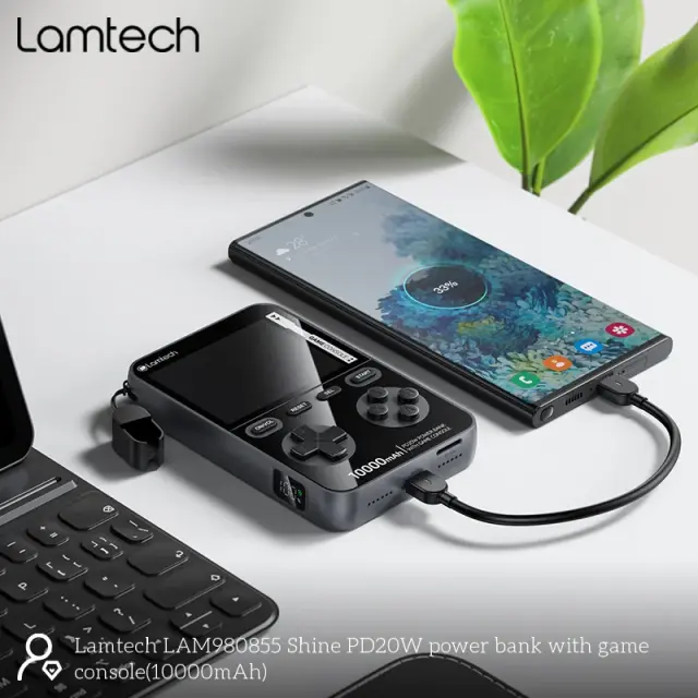 Lamtech LAM980855 Φορητή Κονσόλα Gaming & Powerbank 10000mAh 2