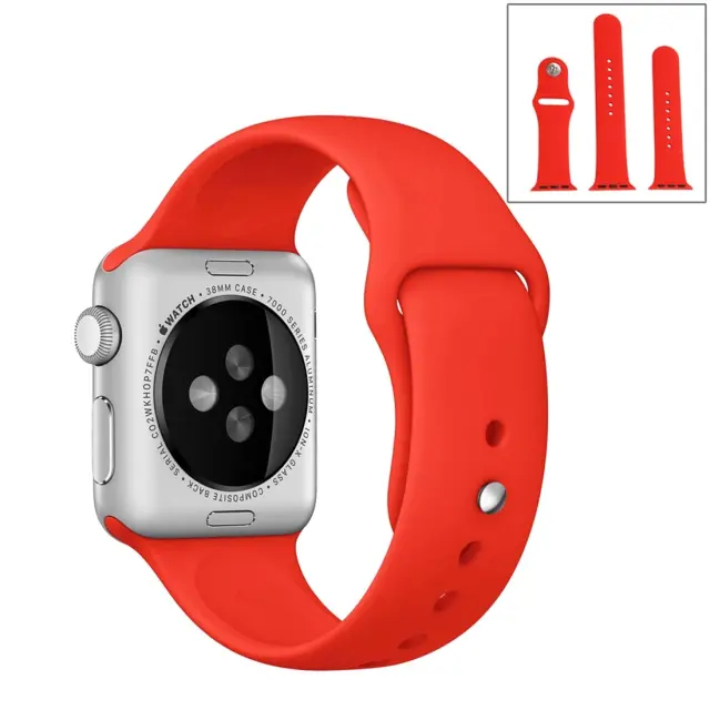Λουράκι 3in1 για AppleWatch 44/45/46/49mm-Red OEM