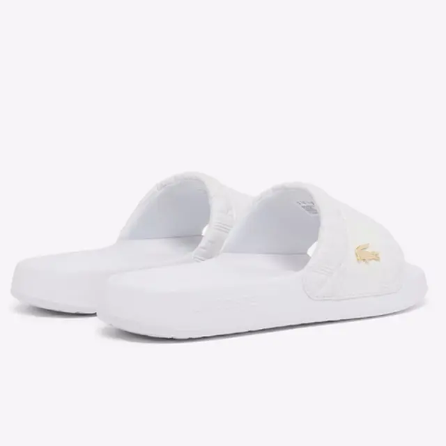 Γυναικείες Παντόφλες Slide Lacoste 751CFA003121G Λευκές Άσπρο - 39,5 3
