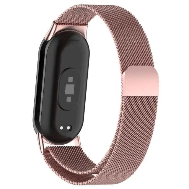 Λουράκι Milanese για Xiaomi Smart Band 8/Smart Band 9/Smart Band 10 - Pink OEM 3