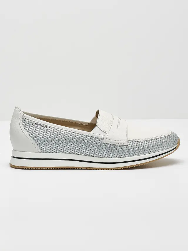 Mephisto Μοκασίνια-Loafers Γυναικείο δέρμα Ασημί MEP/LYA SILVER 3
