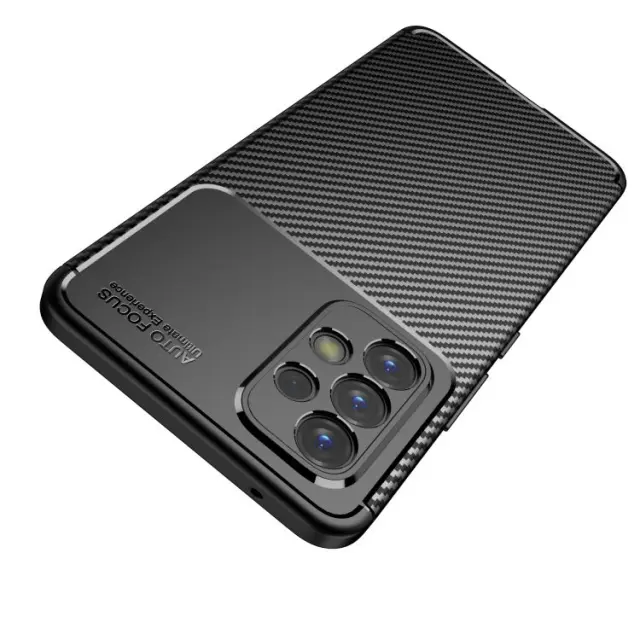 Carbon Fiber Texture Θήκη Για Samsung Galaxy A73 5G - Mαύρη OEM 2