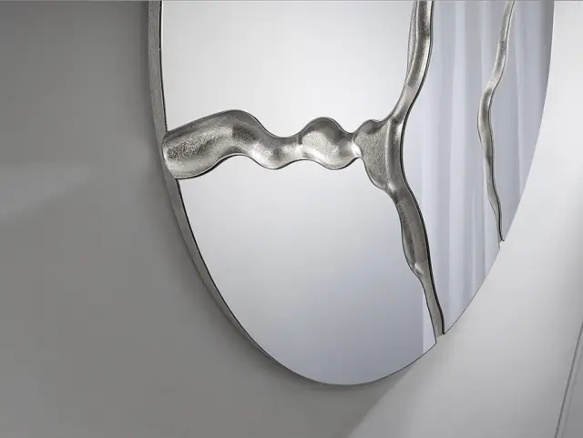 Surcos 487029 καθρέπτης ασημί Ø100 2