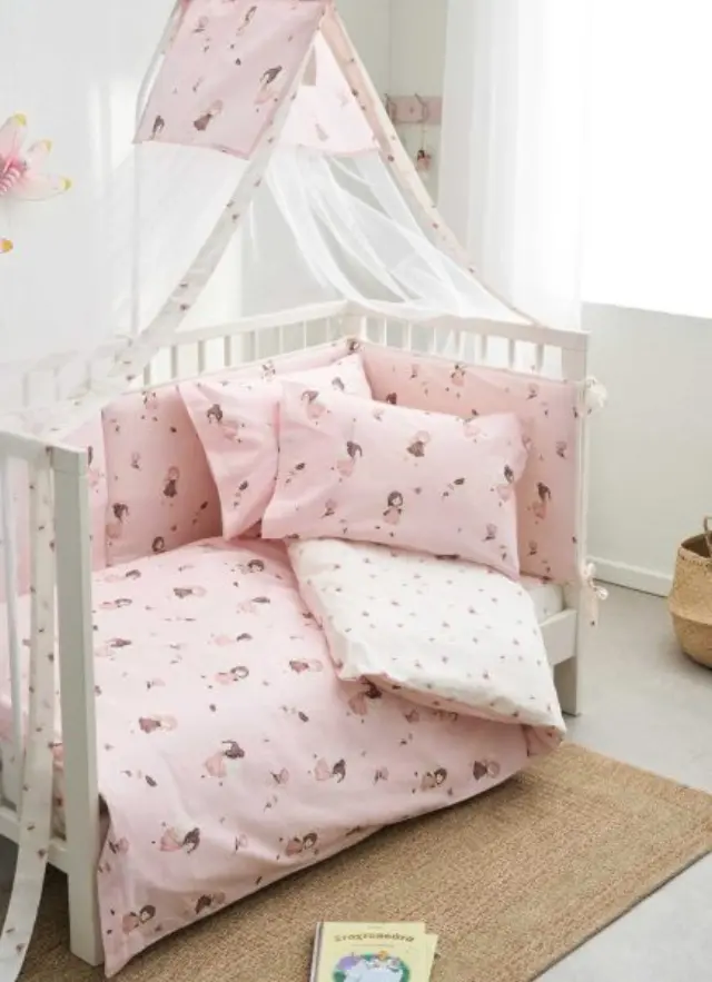 Vesta Home Σετ Σεντόνια Λίκνου 0.70*125cm Fairy 12006