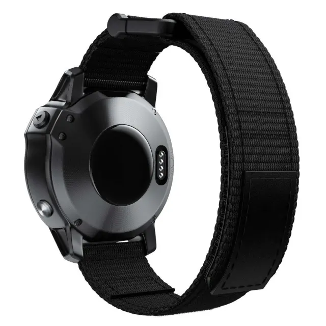 Λουράκι Nylon Velcro για Garmin Fenix 3/5x/3hr/5x Plus/6x/6x Pro/7x/8/9 (51mm) - Black OEM
