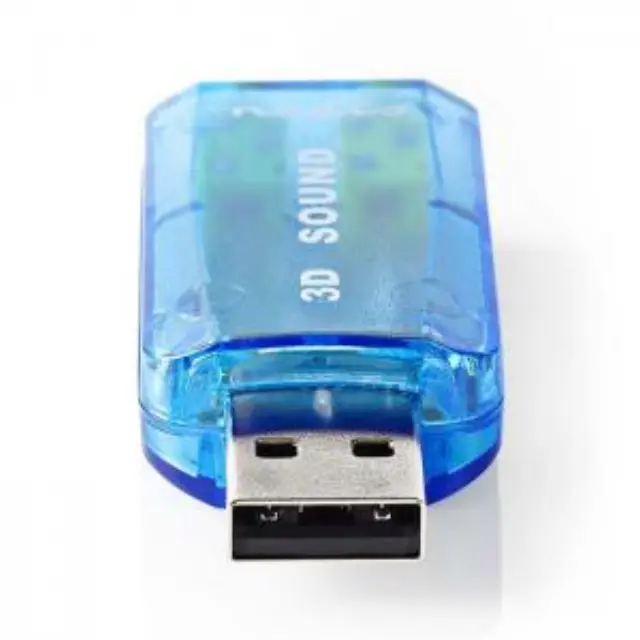 Κάρτα Ηχου Nedis USB 3D Sound 5.1 USB 2.0 Double 3.5mm Connector 2
