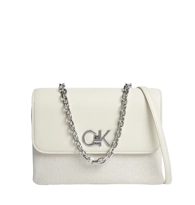 Τσάντα CALVIN KLEIN Re-Lock Double 11877 Μπεζ