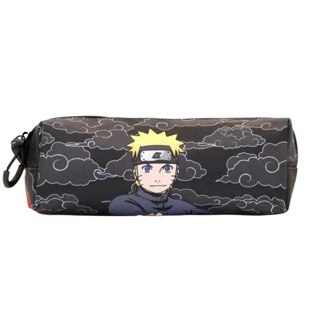 ΚΑΣΕΤΙΝΑ NARUTO BLACK FAN SQUARE PENCIL CASE NARUTO CLOUDS-03544 3
