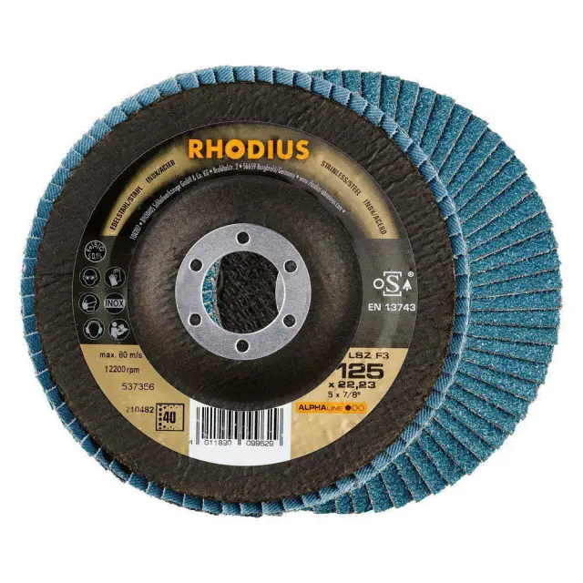 Rhodius LSZ-F3 Δίσκος Λείανσης Μετάλλου 125mm No 40