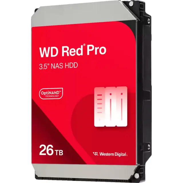 Western Digital Red Pro NAS-Festplatte 26 TB (SATA 6 Gb/s, 3,5")