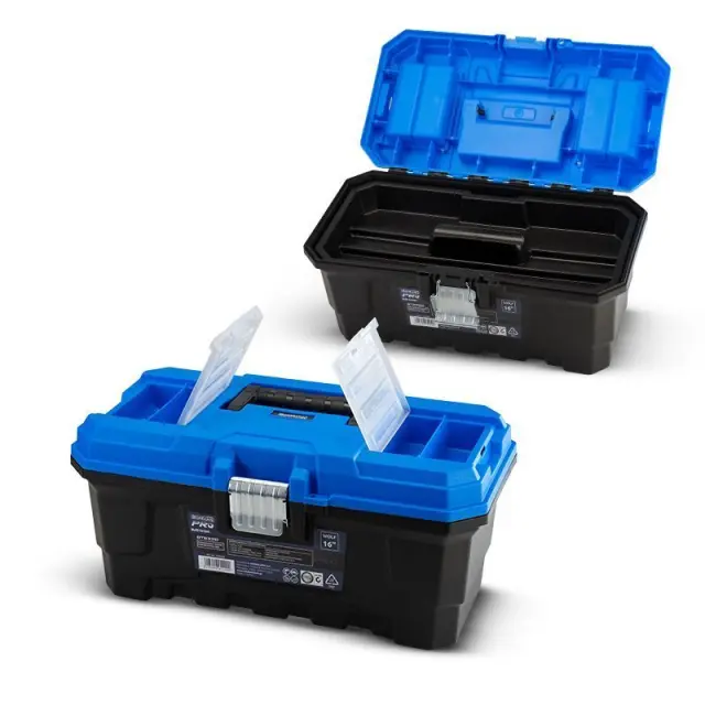 BORMANN Pro BTB3310 - BORMANN Pro BTB3310 Εργαλειοθήκη Χειρός Πλαστική "Wolf", Μεταλλικό Κούμπωμα & Ταμπακέρα (054290) 3