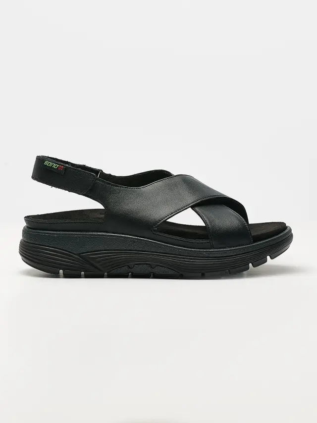 Mephisto/Sano Πέδιλα Γυναικείο δέρμα Μαύρο SAN/NOLA BLACK 3