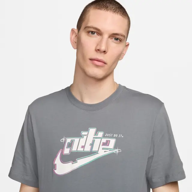 Nike Sportswear T-Shirt (FV3745-084) - Γκρί 2