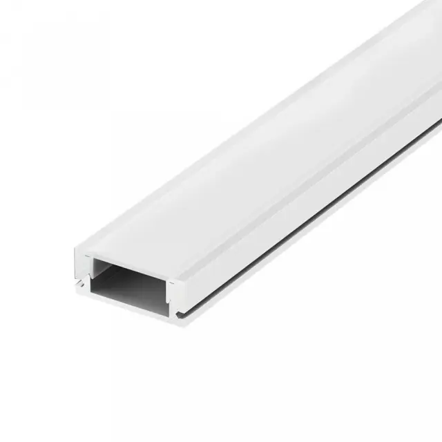 Aca Light MINI ΠΡΟΦΙΛ ΑΛΟΥΜΙΝΙΟΥ ΛΕΥΚΟ ΟΡΟΦΗΣ/ΕΠΙΤΟΙΧΟ ΜΕ ΟΠΑΛ ΚΑΛΥΜΜΑ 2m/τμχ