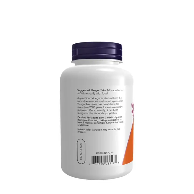 Now Foods Apple Cider Vinegar 450 mg 3