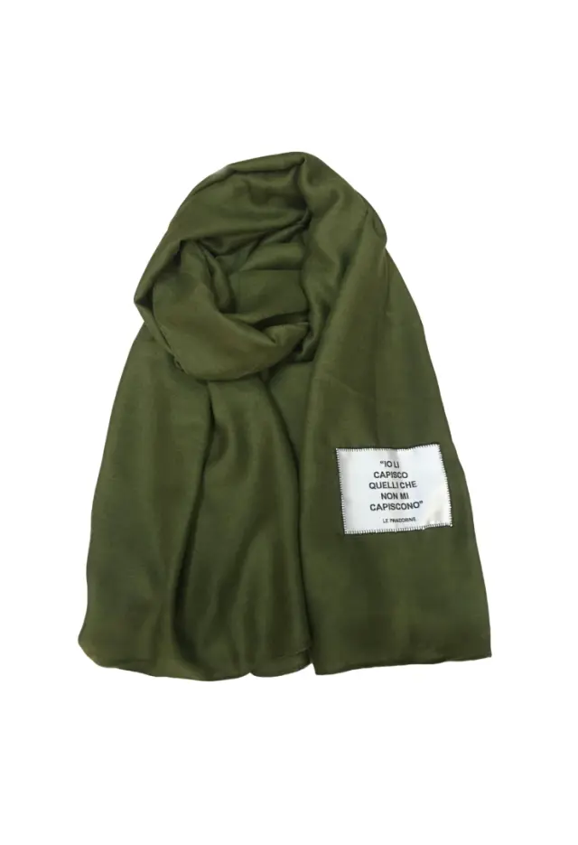 LE PANDORINE - Green aria scarf 90x180